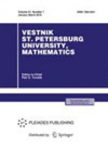 Vestnik St Petersburg University-mathematics期刊